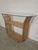 Bamboo Console Table with Mirror, 1980s, Set of 2 For Sale - Image 9 of 16