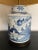 Chinoiserie Vintage Blue & White Chinoiserie Table Lamp With Shade For Sale - Image 3 of 7