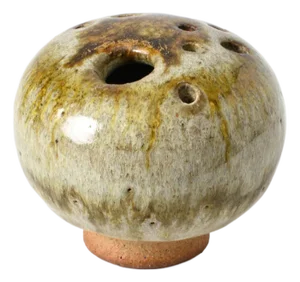 Danish Studio Ceramic Vase by Erik Graeser, 1970s