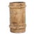 Tall Rustic Wood & Bamboo Vase For Sale