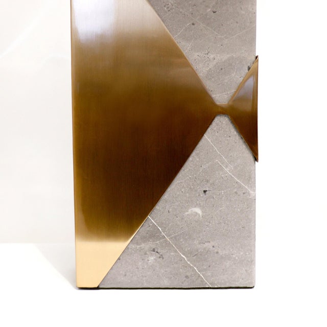 2020s Pasargad Home Triumph Marble Table Lamp For Sale - Image 5 of 8