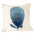 Sunbrella Blue Sea Kelp Pillow For Sale