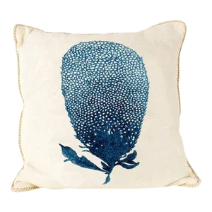 Sunbrella Blue Sea Kelp Pillow