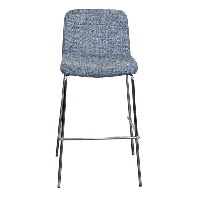 Cb2 Charlie Grey Bar Stool For Sale