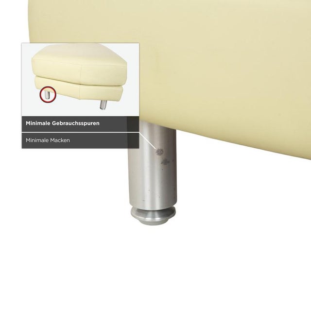 Model 3000 4-Seater Sofa and Ottoman in Leather from Rolf Benz, Set of 2 For Sale - Image 15 of 18