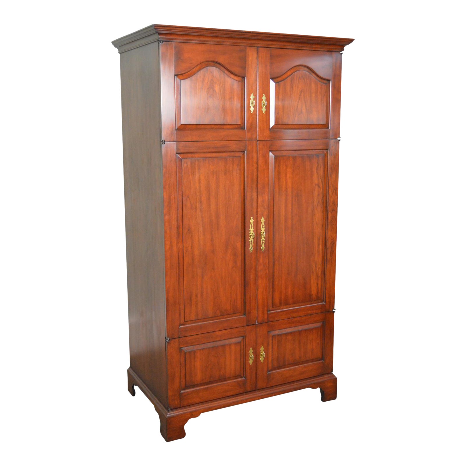 Henkel Harris Solid Cherry Large Media Armoire Chairish
