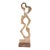 "Thin Figure" — Pine Abstract Figural Sculpture, Herbert Simon 1965 For Sale