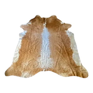 Rare Extra Large Natural Brazilian Cowhide 92" X 103"