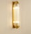 Metal Vintage Crystal Sconce in Brass and Crystal, 1940s For Sale - Image 7 of 7
