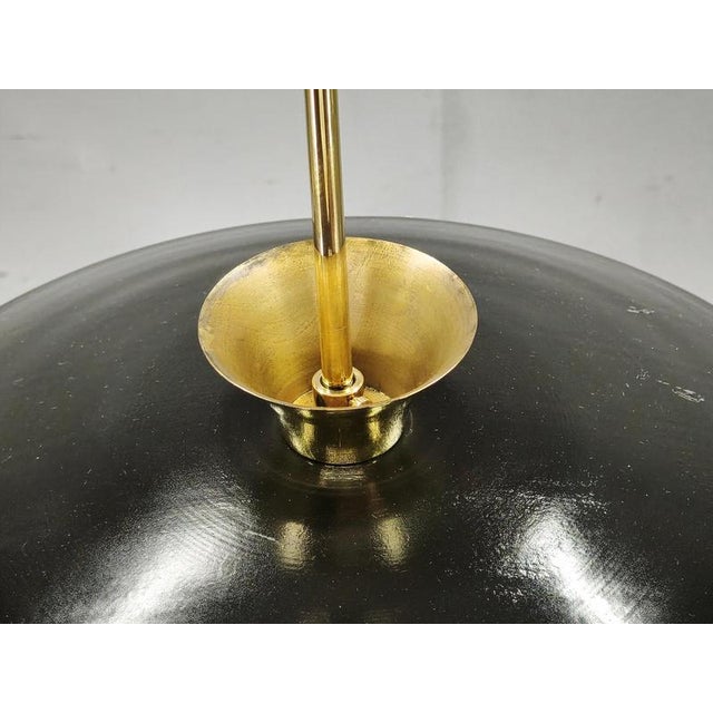 Metal Vintage Space Age UFO Pendant Light by Ludib Bratislava, Czechoslovakia, 1960s For Sale - Image 7 of 14