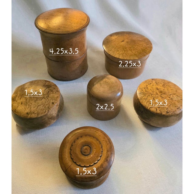 Wood Set of 6, Antique Treen Collection For Sale - Image 7 of 7