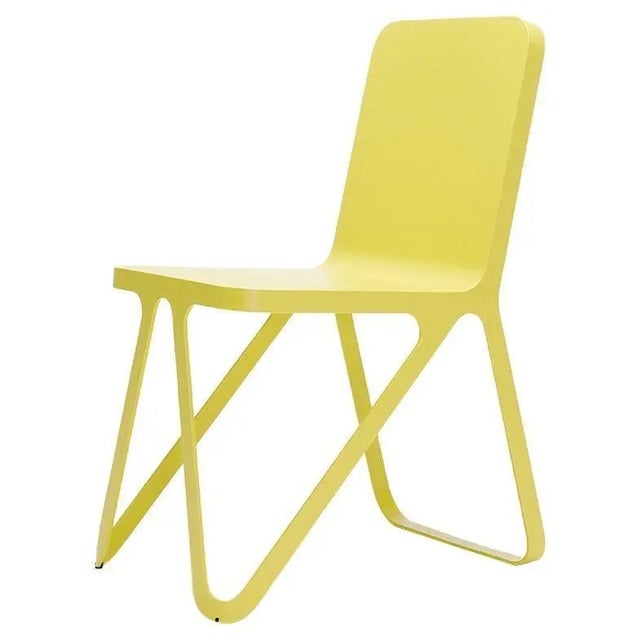 Sun Yellow Loop Chair by Sebastian Scherer For Sale - Image 4 of 4