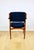 Vintage Danish Office Armchair in Navy Blue, 1970s For Sale - Image 8 of 11