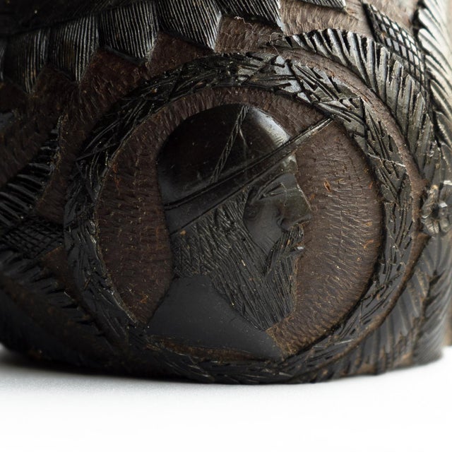 Folk Art Antique Sailors Bugbear, Naive Folk Art Carved Coconut, Late 18th/Early 19th Century For Sale - Image 3 of 17