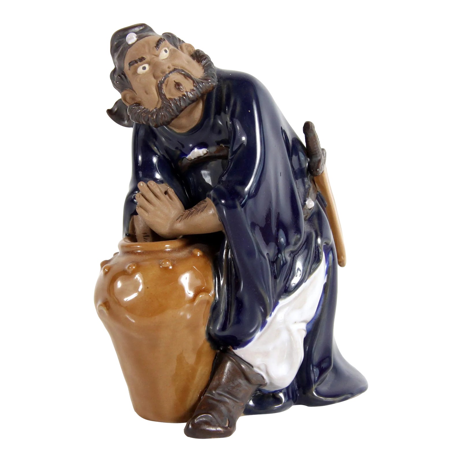 Vintage Chinese Mud Man Figure