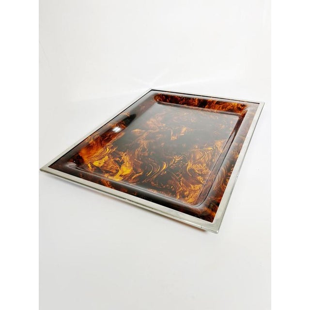 Metal and Faux Effect Tray, France, 1970s For Sale - Image 10 of 14