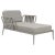 Ribbons Cream Divan Chaise Lounge by Mowee For Sale - Image 6 of 6
