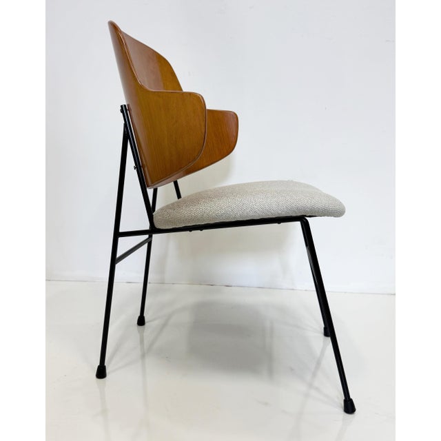1950s Danish Modern Ib Kofod Larsen Penguin Chair, Totally Restored For Sale In Miami - Image 6 of 10