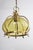 Metal Large Mid-Century Modern Onion Pendant Lamp in Brass and Glass, 1960s For Sale - Image 7 of 10