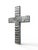 Contemporary Cross No. 3 | Silver Sculptural Wall Cross For Sale - Image 3 of 6