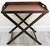 Mid-Century Modern Mid 20th Century Vintage English Butler's Mahogany Tray Table With Folding Stand For Sale - Image 3 of 18