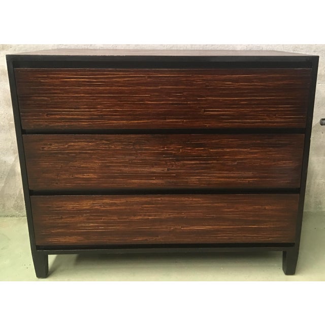 About Handsome and classily simple, this three-drawer chest has been restored in a high polish finish. Details OF THE...