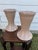 A Pair of Traditional Blush Ceramic Pottery Vases For Sale In Houston - Image 6 of 11