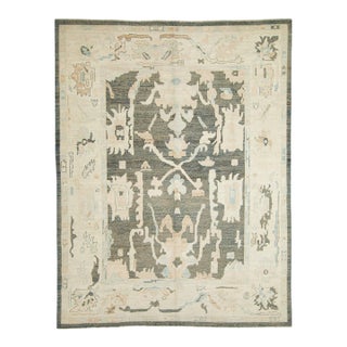 Oushak Rug 9'4" x 12'1" For Sale