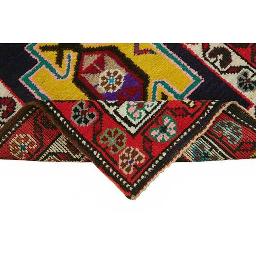 Multicolor Bohemian Runner Rug For Sale - Image 6 of 7