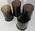 Vintage Deepest Mocha Swerve Tumblers- Set of Four For Sale - Image 4 of 9