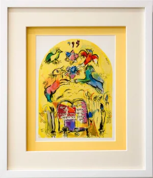 Modern Marc Chagall Lithograph Limited Ed. "Levi"