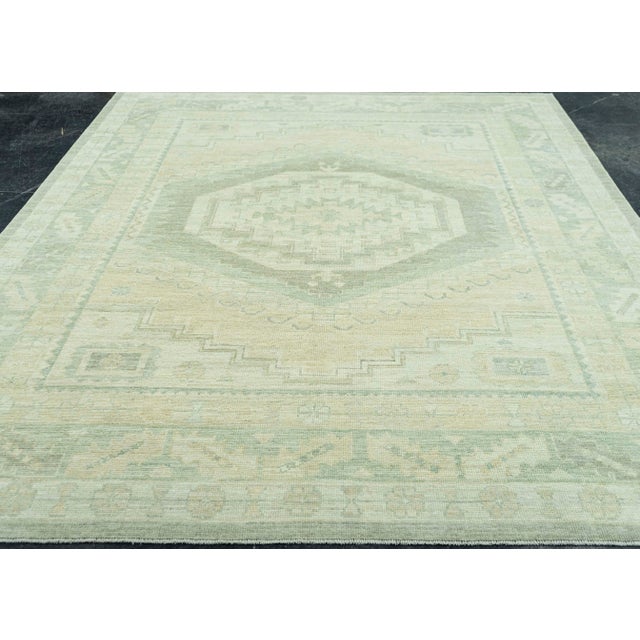 Early 21st Century Turkish Oushak Rug 8' x 9'10" #19252 For Sale - Image 5 of 8