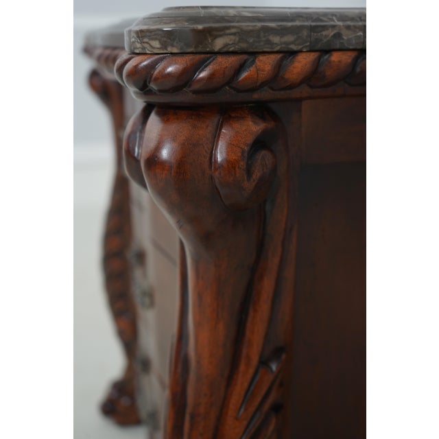 Pair of Marble Top Nightstands For Sale - Image 16 of 18