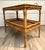 Vintage Bamboo, Rattan & Wicker Two-Tier Console Display Table With Tray Top For Sale - Image 12 of 15