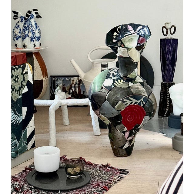 Ceramic 2022 Shard Amphora No. 15 Contemporary Multicolor Ceramic Sculpture Chase Travaille For Sale - Image 7 of 13