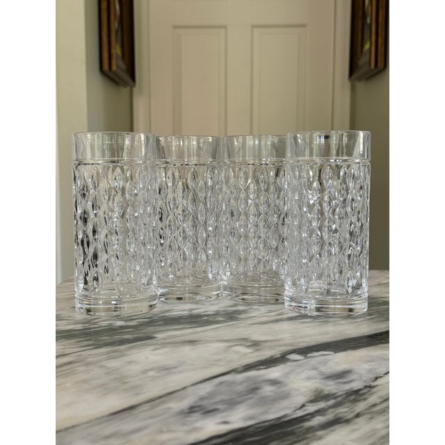 Transparent Vintage Ralph Lauren Aston Highball Drinking Glasses - Set of Four For Sale - Image 8 of 10