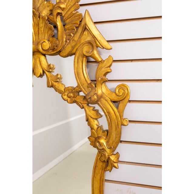 Italian Gold Gilt Finish Neoclassical Mirror For Sale In Philadelphia - Image 6 of 14