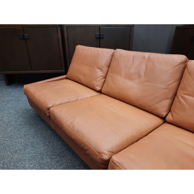 Three-Seater Leather Sofa by Wilhelm Möller for Cor, 1970s For Sale - Image 12 of 18