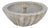 XL Scalloped Cement Fountain Bowl For Sale