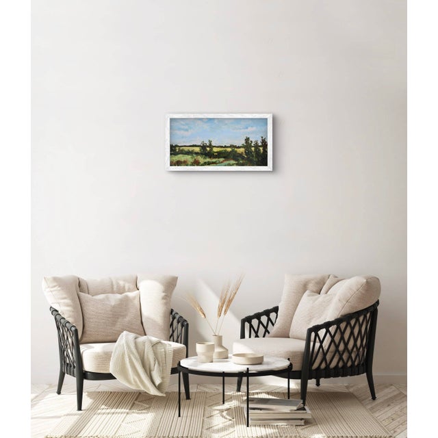 Modern Contemporary Impressionist Landscape Oil Painting For Sale - Image 4 of 8