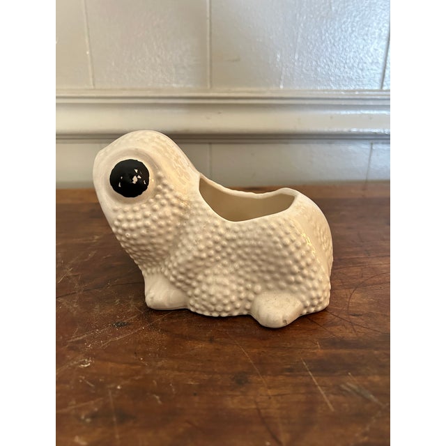 Ceramic Vintage 1960s Portuguese "Hobnail Frog" For Sale - Image 7 of 8