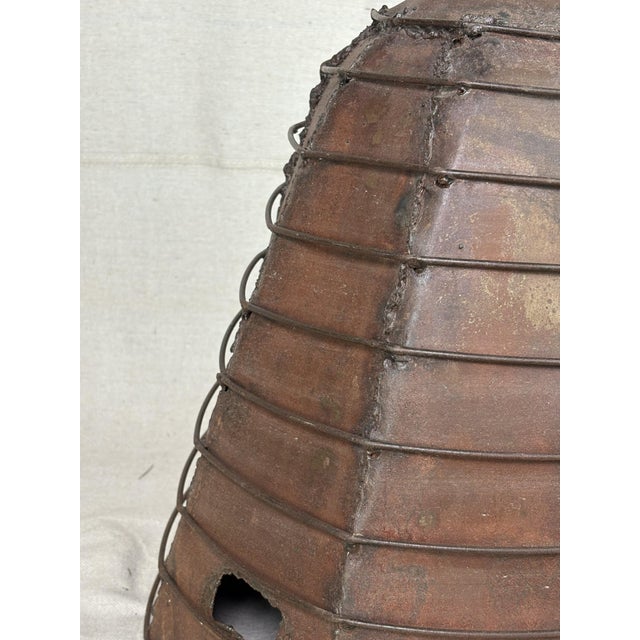 A beautifully crafted hand-shaped steel skep, inspired by traditional straw beehive forms used throughout rural Europe....
