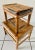 Vintage Bamboo Nesting Stools Rattan Plant Risers - Set of 3 For Sale - Image 4 of 13