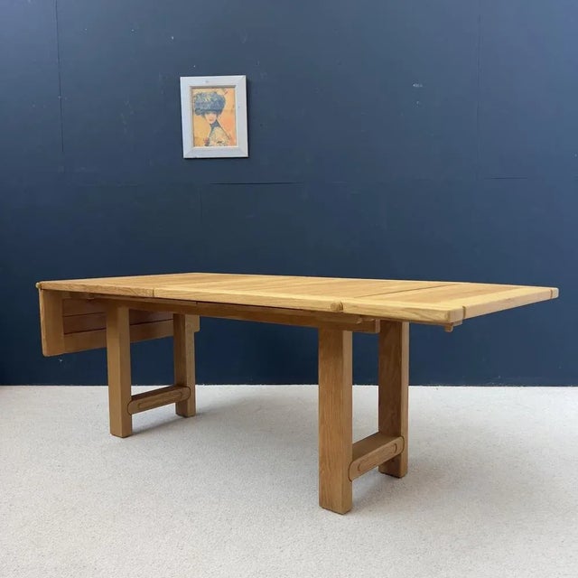 Wood Dining Table by Guillerme and Chambron for Votre Maison, 1960s For Sale - Image 7 of 11