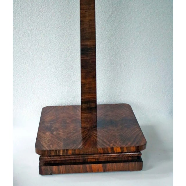 Wood Art Deco Floor Lamp, 1930s For Sale - Image 7 of 8