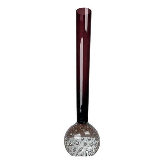 Mid-Century Modern Italian Bullicante Solifleur Vase, 1960s For Sale