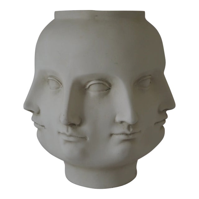 Piero Fornasetti Style Dora Maar Perpetual Face Vase For Sale