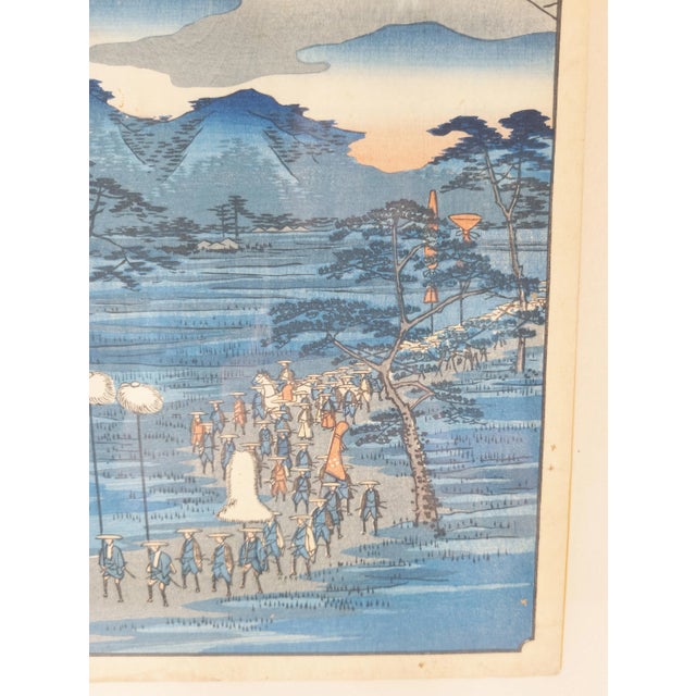 Late 19th Century Japanese Woodblock Print by Utagawa Hiroshige II For Sale - Image 5 of 13