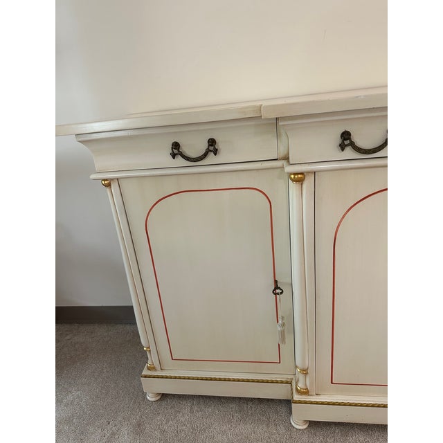 1990s 100% Made in Italy Elegant Custom Made Sideboard/Buffet For Sale - Image 9 of 9