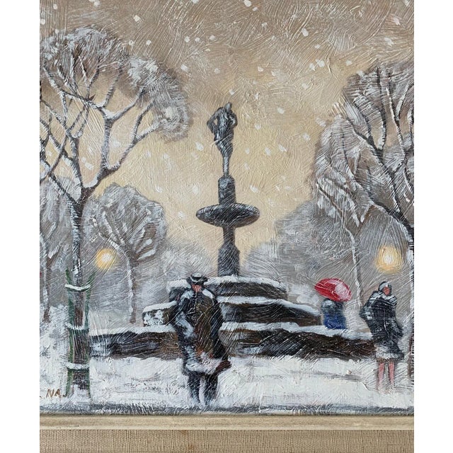 Modern Impressionism Oil on Board Guy C. Wiggins For Sale - Image 3 of 10